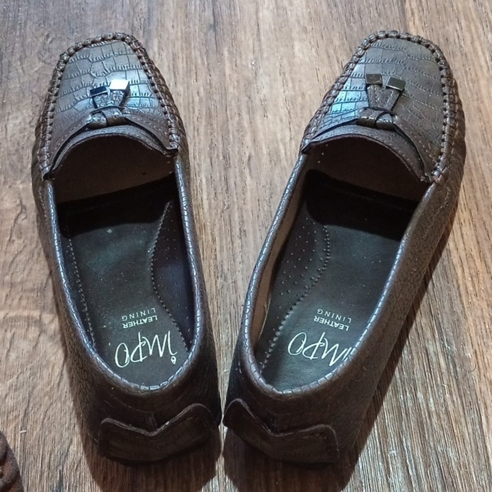 Impo Bronze Crocs Casual Leather Lined Comfortable Shoes For Women